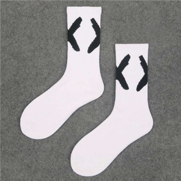 Шкарпетки високі Х SuprCooks 39-42 Білий з принтом