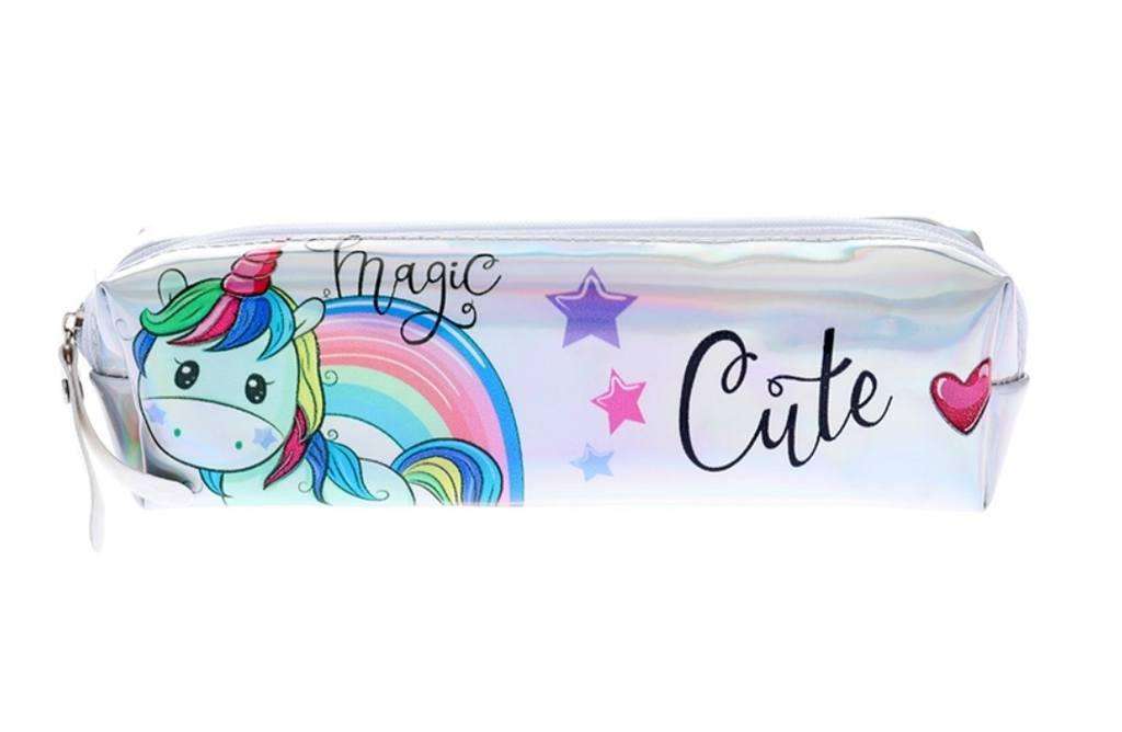 Пенал Косметичка шкільний Єдиноріг Magic Cute Unicorn HEYEJET 190*50*45 мм