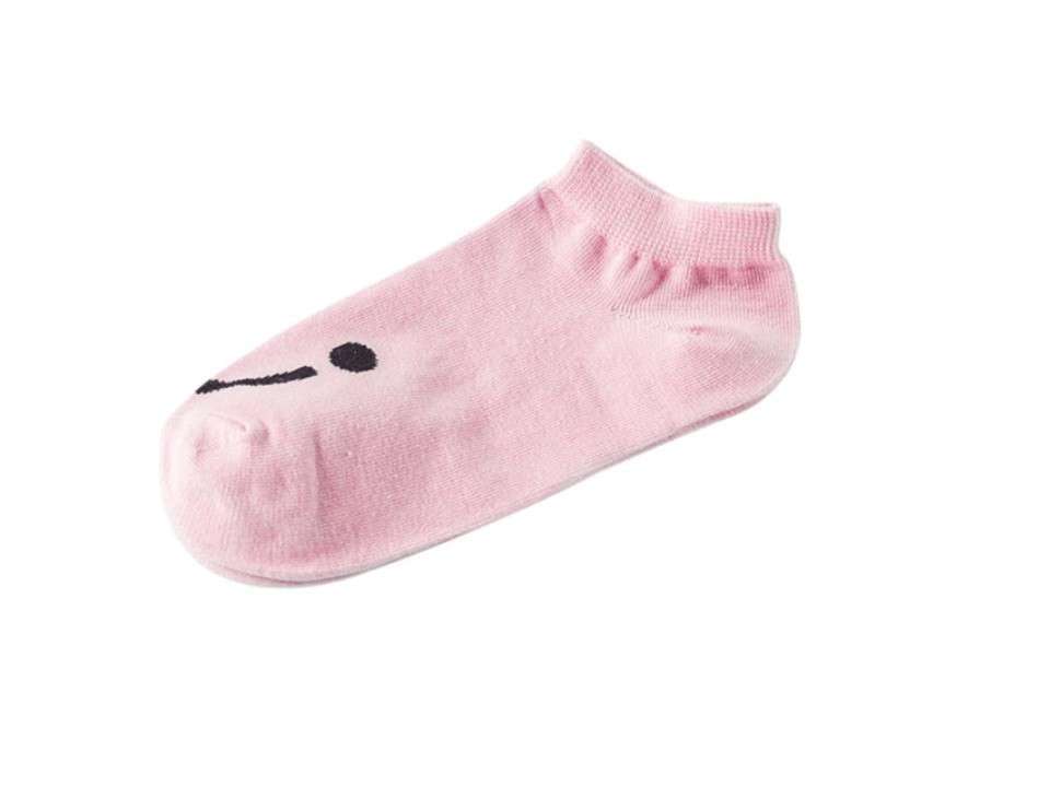 Шкарпетки жіночі Смайли Emoji Smile JAYCOSIN 34-37 Рожевий