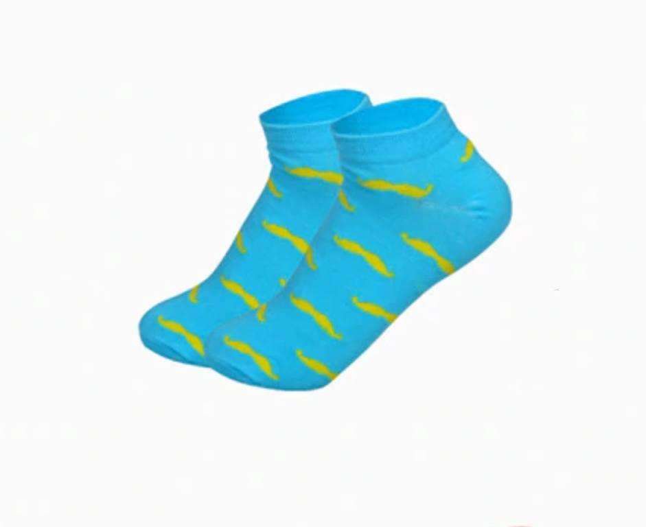 Шкарпетки короткі Вуса LIONZONE 39-42 Жовто-синій