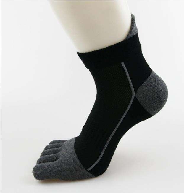 Шкарпетки з пальцями VERIDICAL 40-44 Чорний зі смужкою