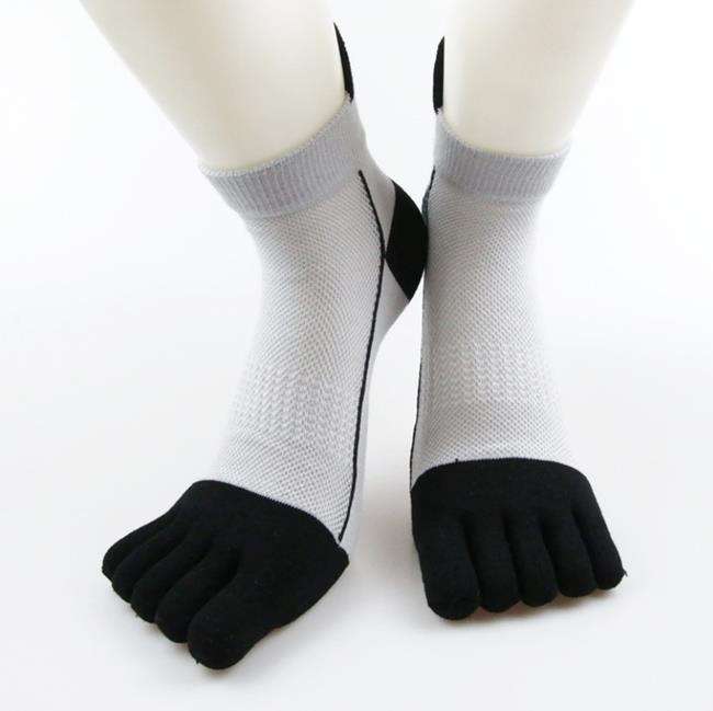 Шкарпетки з пальцями VERIDICAL 40-44 Білий зі смужкою
