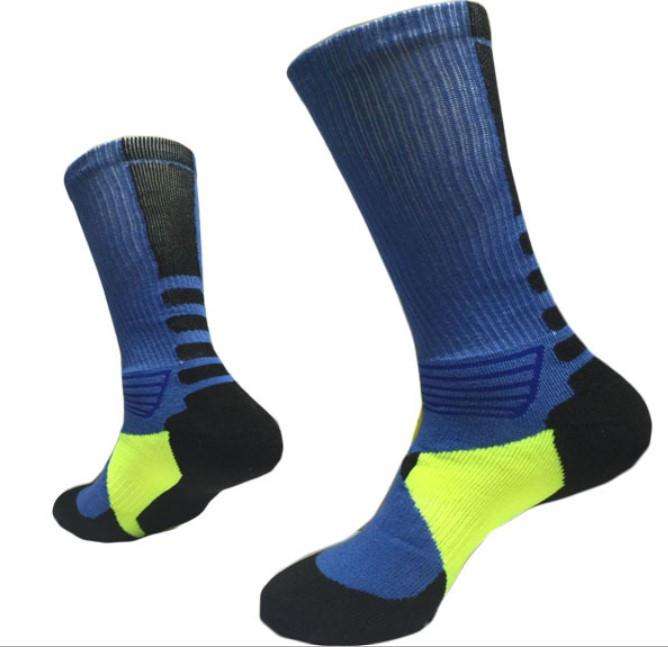 Шкарпетки спортивні волейбольні Aolikes 41-43 Синьо-жовтий