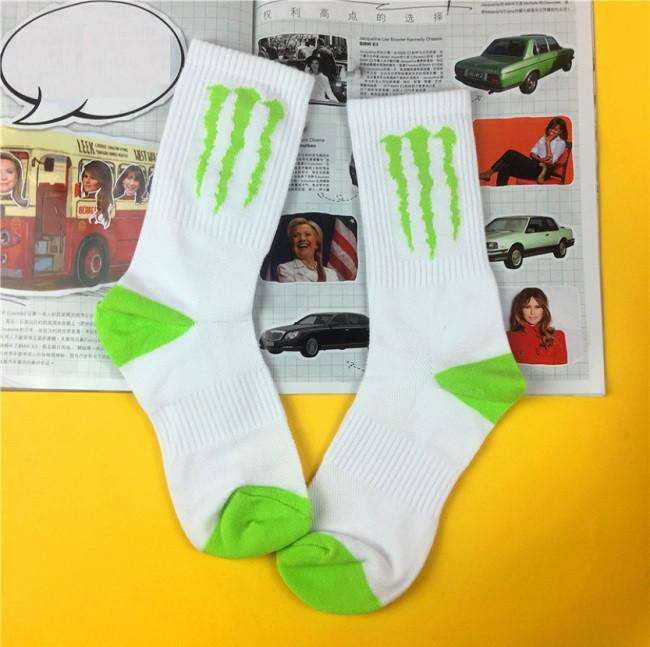 Чоловічі шкарпетки Gentle Monster 40-44 високі білий з принтом