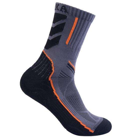 Шкарпетки трекінгові для тривалого використання CAXA 42-44 компресійні оранжева смужка
