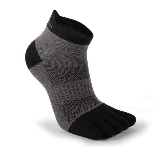 Шкарпетки з пальцями Meikan 35-38 Чорно-сірий