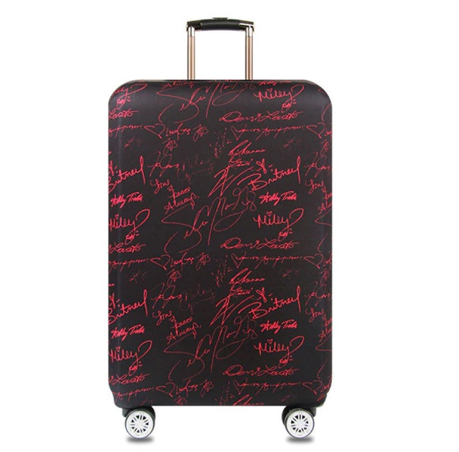 Чохол на валізу Автограф RunningTiger XL бордовий