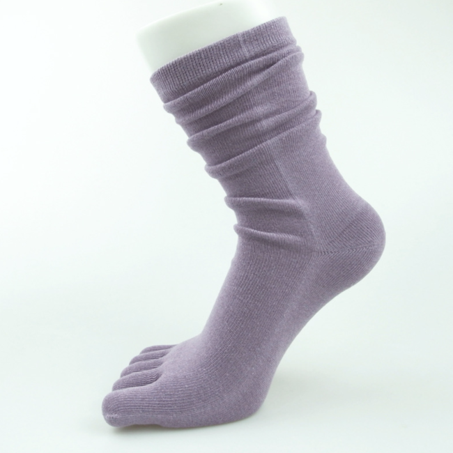 Шкарпетки з пальцями Веселка Faitolagi 37-40 Бузковий