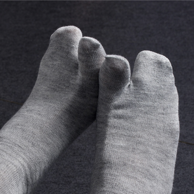Шкарпетки з двома пальцями Кімоно Geta 37-40 сірий