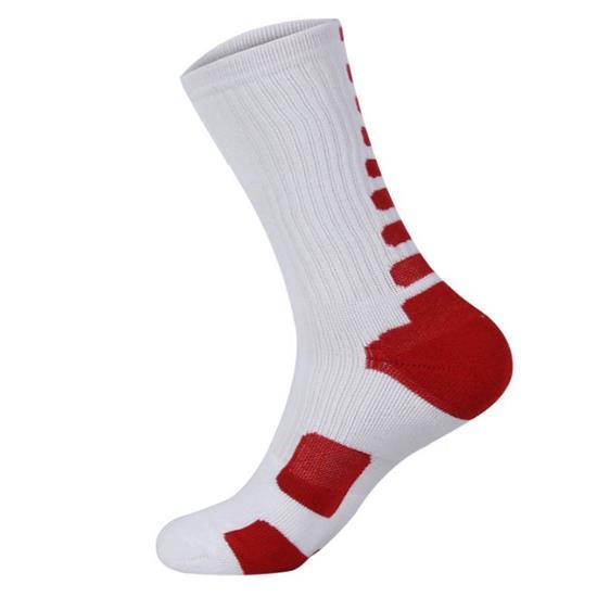 Шкарпетки для волейболу спортивні Aolikes 41-43 біло-червоний