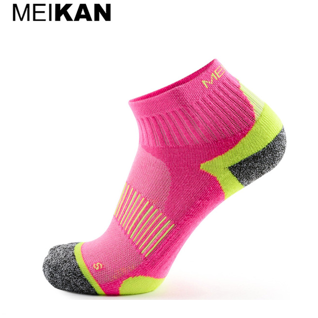 Шкарпетки спортивні За Горизонтом MEIKAN 37-40 рожево-салатовий