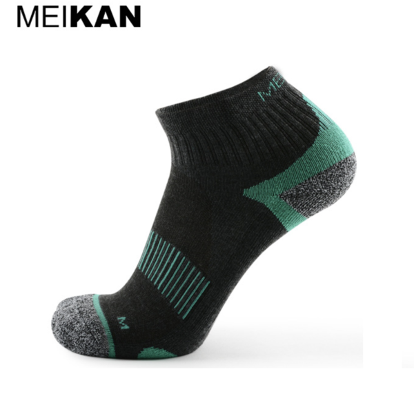 Шкарпетки спортивні За Горизонтом MEIKAN 43-46 чорно-зелений