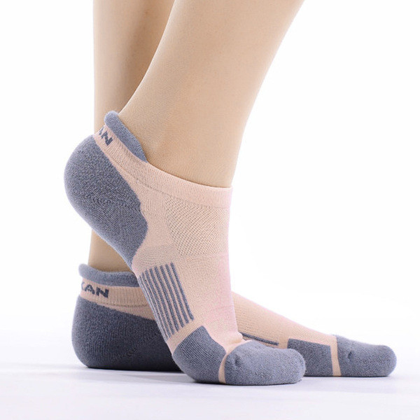 Шкарпетки для бігу та спорту CoolMax MEIKAN 35-38 сіро-рожевий