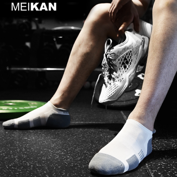 Шкарпетки для бігу та спорту CoolMax MEIKAN 39-42 білий
