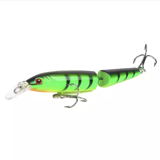 Воблер секційний Long Tall Minnow ХY-54 9 г 105 мм заглиблення 50-150 см світло-тигровий
