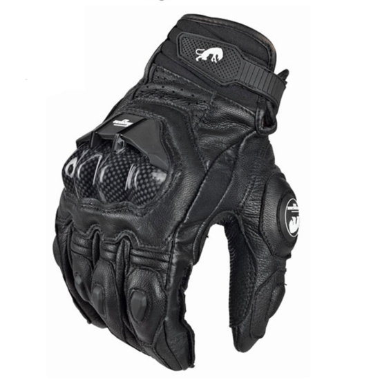 Мотоциклетні рукавички шкіряні із захистом кістячок Furygan М чорний