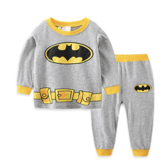 Дитяча піжама для хлопчика Бетмен JULY’S SONG бавовняна зріст 110 сірий
