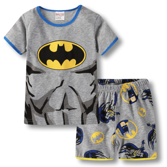 Літній костюм для хлопчика Бетмен 2 JULY’S SONG бавовняний зріст 110 сірий