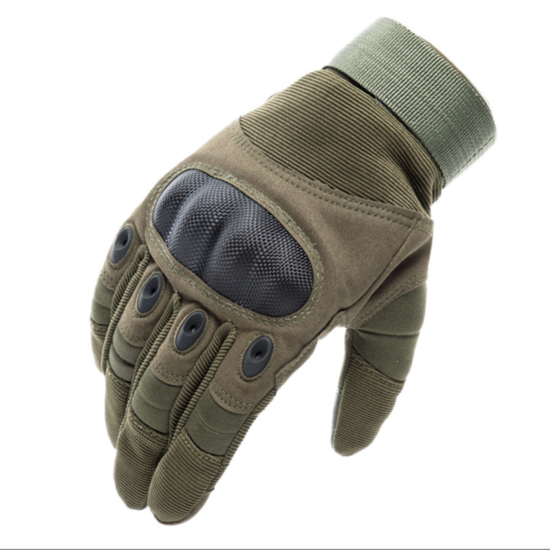 Військові рукавички із захистом кісточок ReFire Gear для сенсорних екранів XL хакі