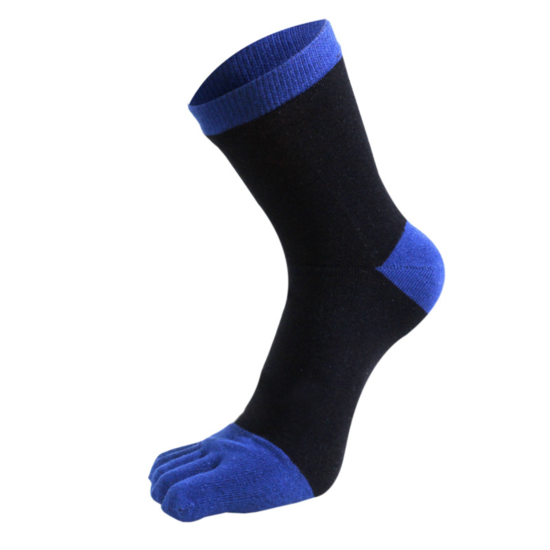 Шкарпетки з пальцями високі VERIDICAL 41-44 Чорно-синій