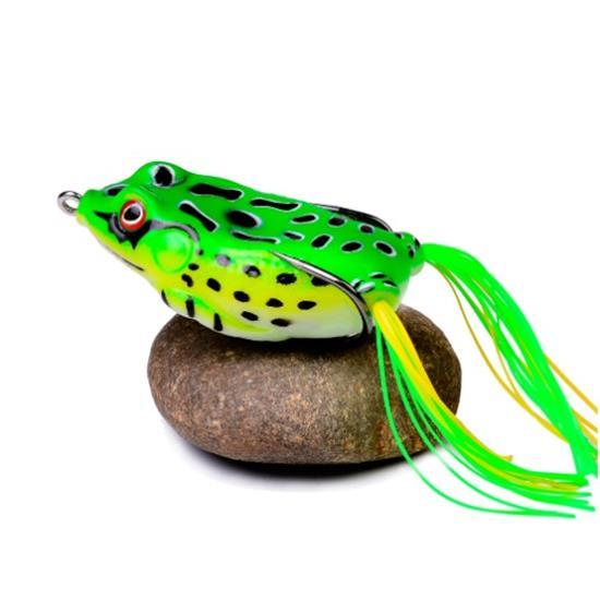 Воблер Жаба незачіпляйка Thunder Frog Proberos 17,5 г 65 мм жовто-зелений