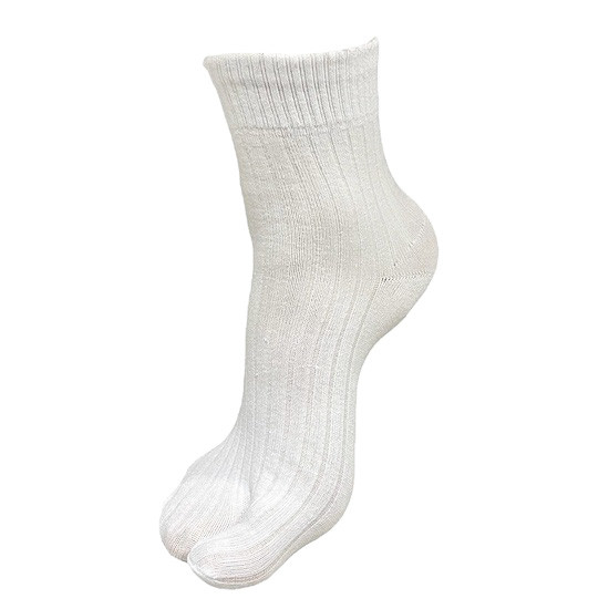 Шкарпетки табі в смужку Лакі Вайт Geta 41-43 білий