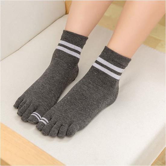 Шкарпетки на кожний палець Джентл Coco Lauderly 36-40 темно-сірий