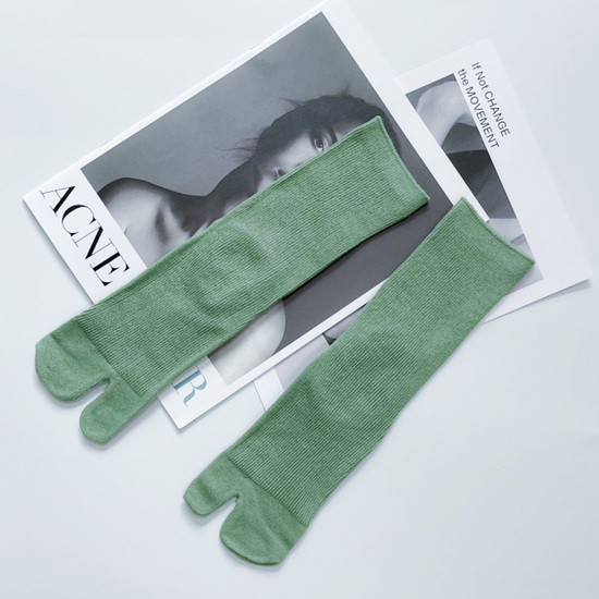 Шкарпетки з двома пальцями Кімоно Geta 37-40 зелений