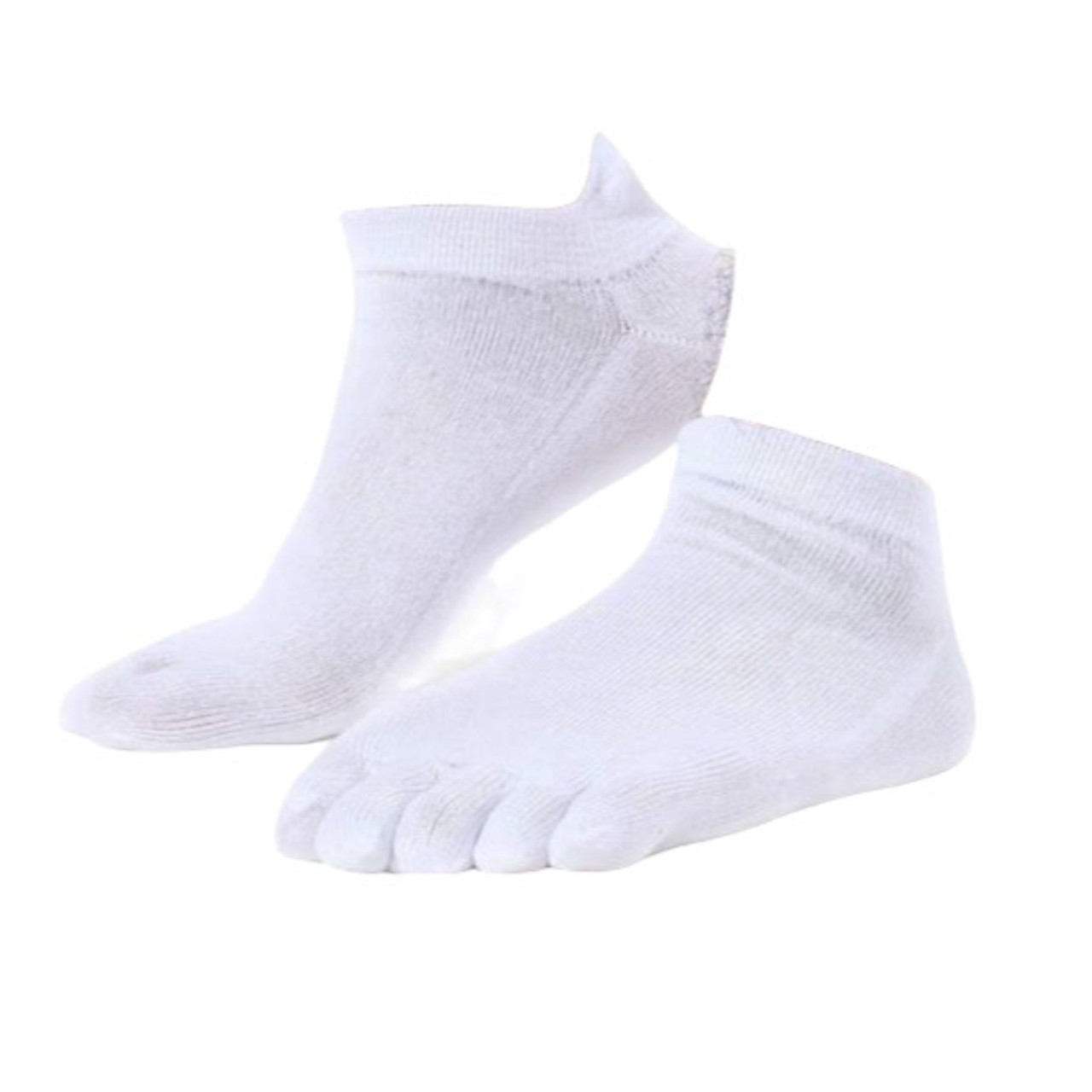 Низькі шкарпетки з пальцями жіночі Листя Mi Ting 37-40 білий