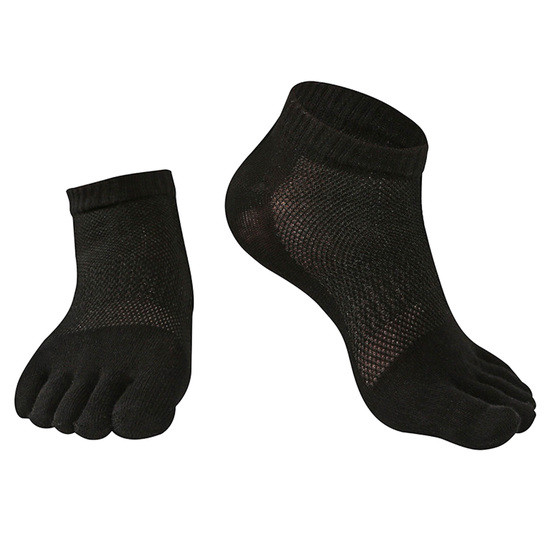 Шкарпетки низькі з пальцями унісекс Yiwu 37-42 чорний