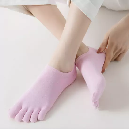 Шкарпетки з пальцями сліди жіночі Toe 36-39 рожевий