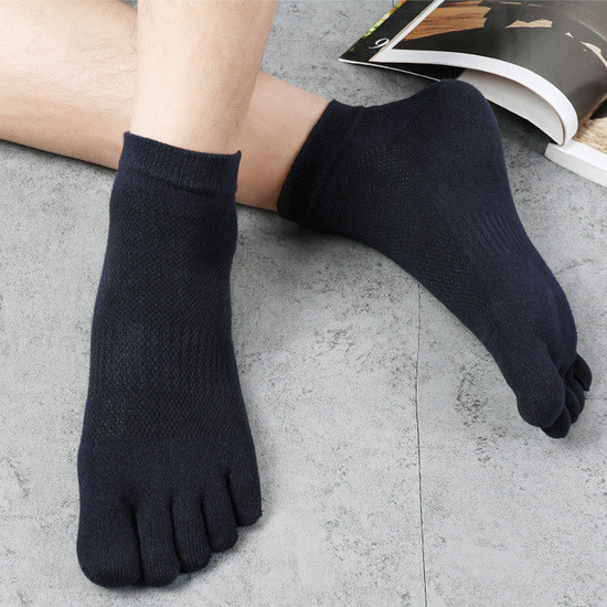 Шкарпетки низькі з пальцями чоловічі Dizer Socks 40-43 чорний