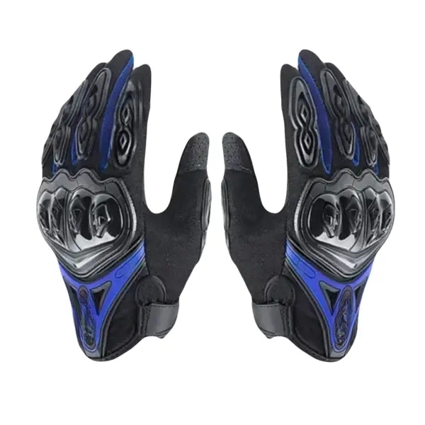 Мотоциклетні рукавички із захистом кісточок Pangusaxe SUOMY L чорно-синій