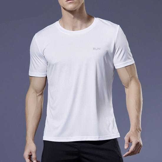 Біла спортивна футболка RUN M Mieyco білий