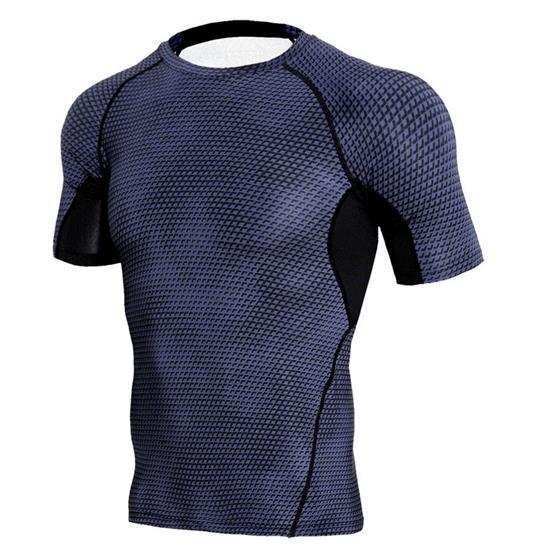 Cпортивна футболка чоловіча Кобра 2XL U-Jay чорно-синій