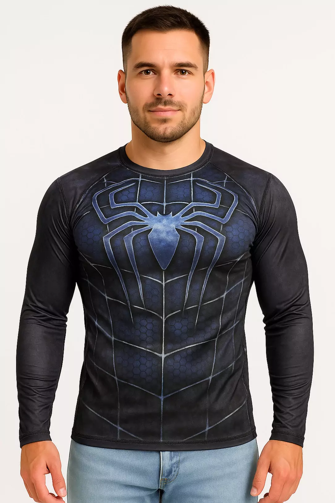 Рашгард із павуком Spider Jeccordi темно-синій
