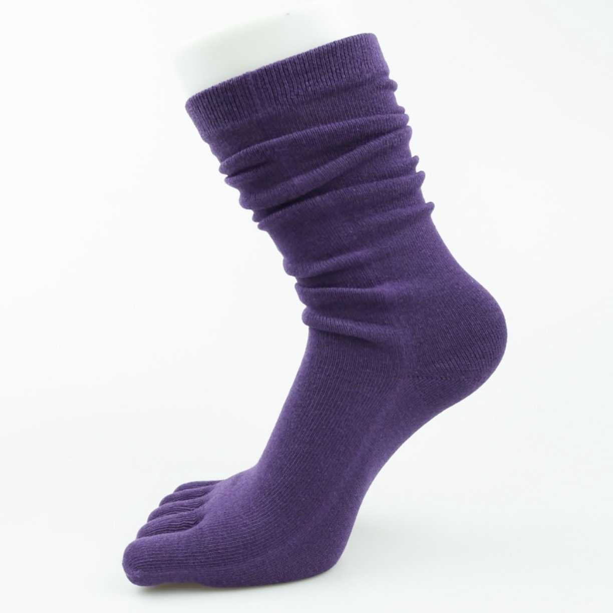 Шкарпетки з пальцями жіночі Веселка Faitolagi 37-40 фіолетовий
