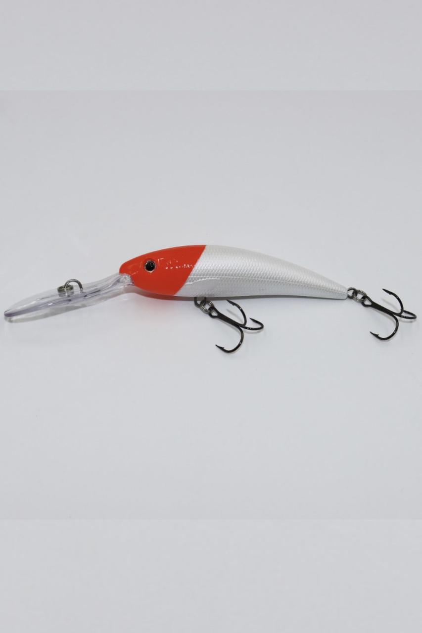 Воблер Bionic Hard Bait Viper SD-90 Sea Word 16 г 135 мм заглиблення 80-400 см червоно-білий