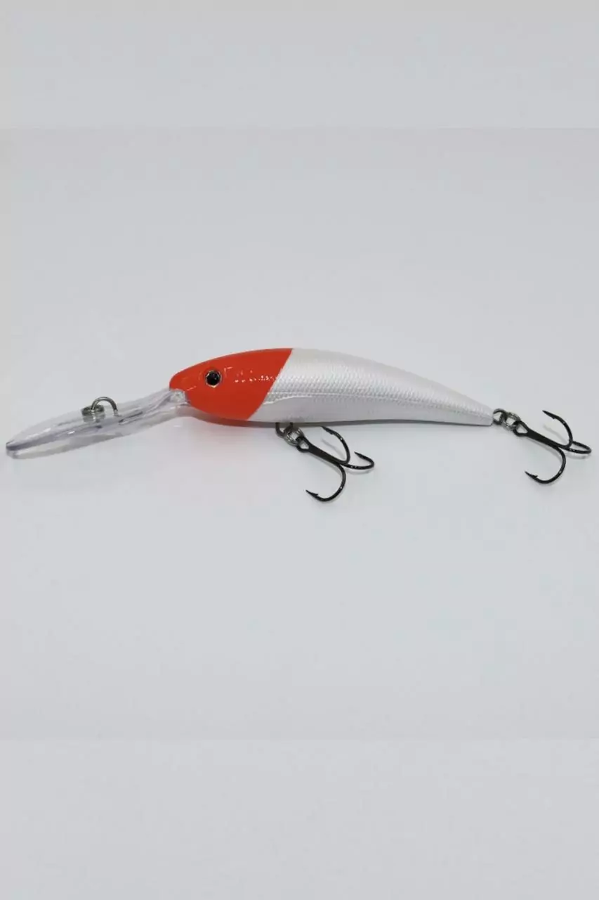 Воблер Bionic Hard Bait Viper SD-90 Sea Word 16 г 135 мм заглиблення 80-400 см червоно-білий