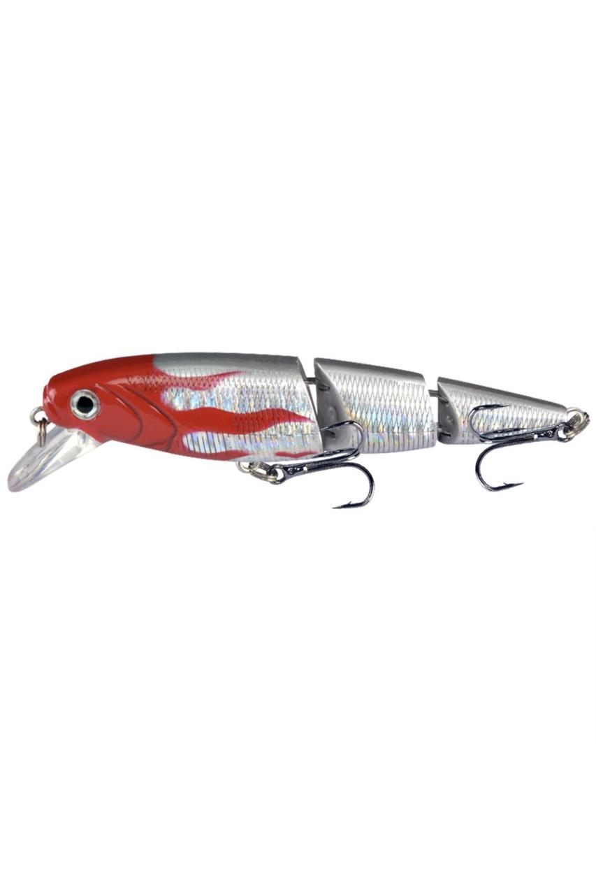 Воблер трисекційний Long Tall Minnow XY-248 15,3 г 110 мм заглиблення 50-150 см Proberos червоно-білий