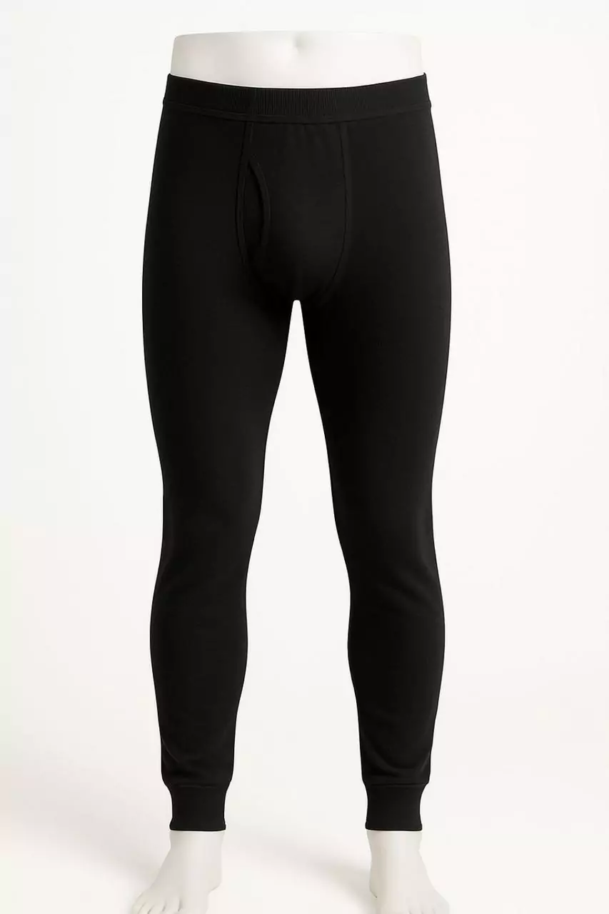 Чоловічі бавовняні кальсони ComfortFit Jing чорний